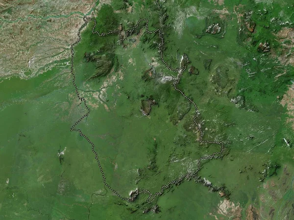 Amazonas Estado Venezuela Mapa Satélite Alta Resolução — Fotografia de Stock