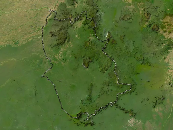 Amazonlar Venezuela Eyaleti Düşük Çözünürlüklü Uydu Haritası — Stok fotoğraf