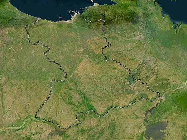 Anzoategui Venezuela Állam Kis Felbontású Műholdas Térkép — Stock Fotó