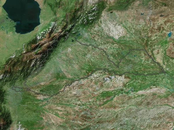 Barinas Venezuela Eyaleti Yüksek Çözünürlüklü Uydu Haritası — Stok fotoğraf