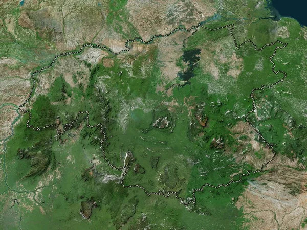 Bolivar Stát Venezuela Satelitní Mapa Vysokým Rozlišením — Stock fotografie