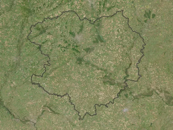 Kharkiv Região Ucrânia Mapa Satélite Baixa Resolução — Fotografia de Stock
