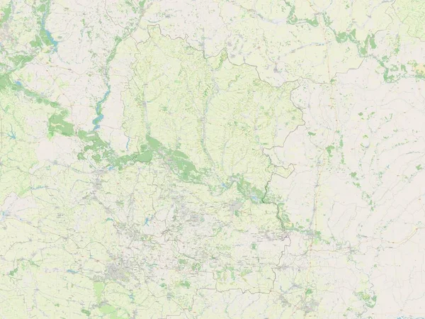 Luhans Region Der Ukraine Open Street Map — Stockfoto