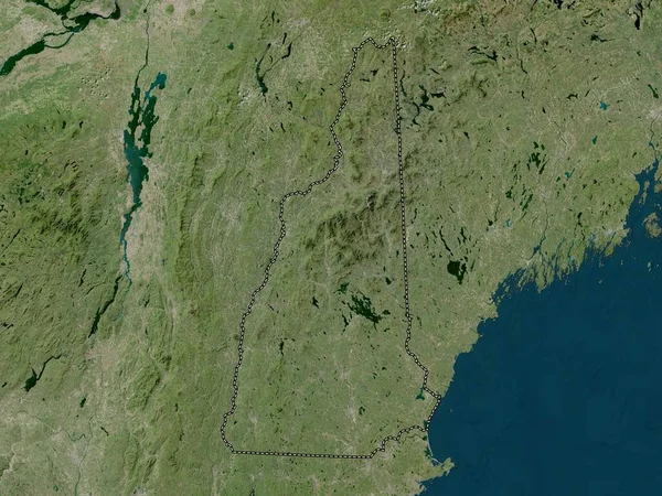 美利坚合众国新罕布什尔州 高分辨率卫星地图 — 图库照片