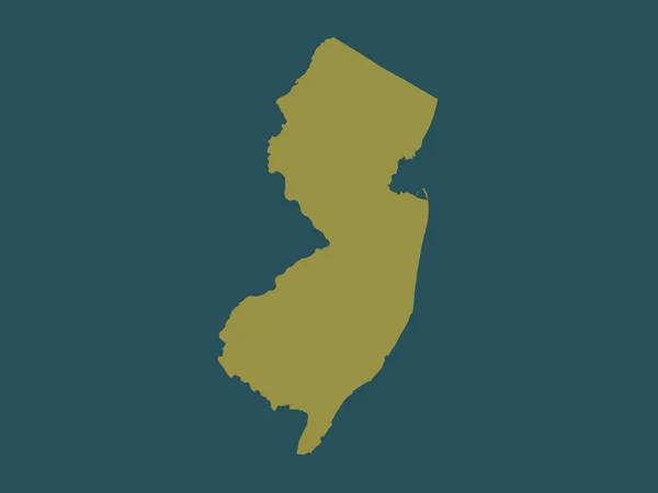 Нью Джерсі Штат Сполучених Штатів Америки Твердий Колір — стокове фото