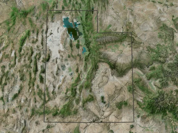 Utah Stát Spojené Státy Americké Satelitní Mapa Vysokým Rozlišením — Stock fotografie