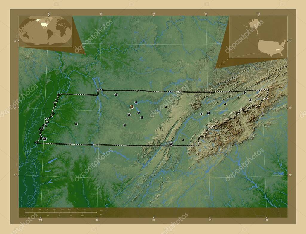 Tennessee estado de los Estados - Depositphotos 651267746 Stock Photo Tennessee State United States America 