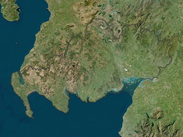 Dumfries Och Galloway Regionen Skottland Storbritannien Lågupplöst Satellitkarta — Stockfoto