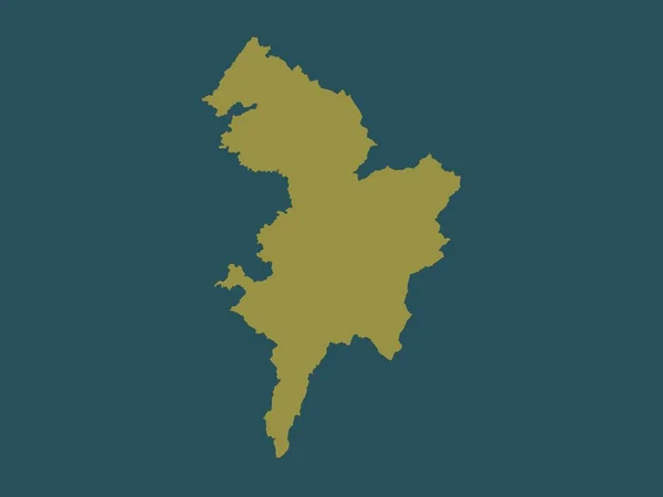 東アーシャー スコットランドの地域 イギリス 単色形状 — ストック写真