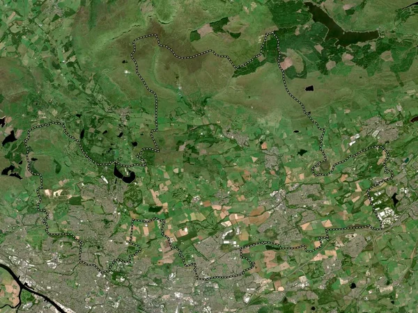 Stock image East Dunbartonshire, region of Scotland - Great Britain. Low resolution satellite map