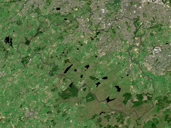 East Renfrewshire Region Skotsko Velká Británie Satelitní Mapa Nízkým Rozlišením — Stock fotografie