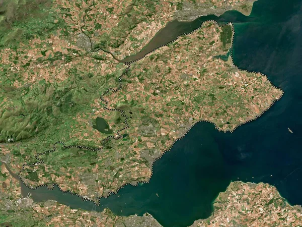 Fife Regionen Skottland Storbritannien Lågupplöst Satellitkarta — Stockfoto
