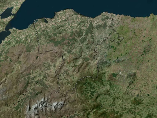 Moray Región Escocia Gran Bretaña Mapa Satélite Alta Resolución —  Fotos de Stock
