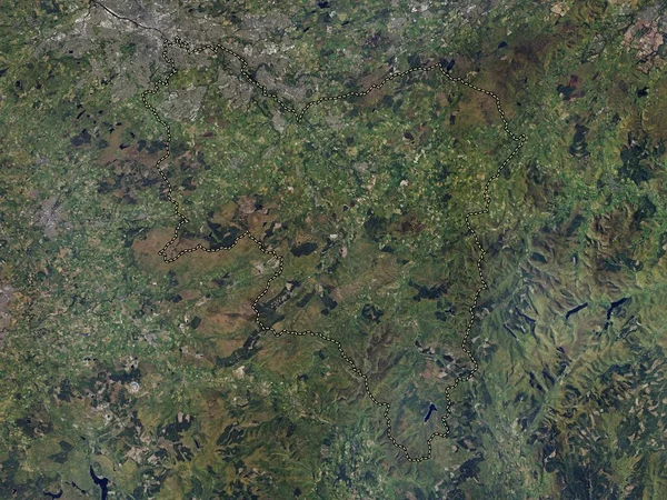 South Lanarkshire Regionen Skottland Storbritannien Högupplöst Satellitkarta — Stockfoto
