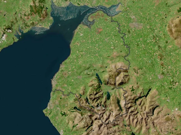 Allerdale Distrito Não Metropolitano Inglaterra Grã Bretanha Mapa Satélite Alta — Fotografia de Stock