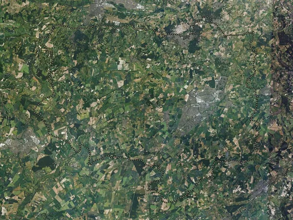 ベーシングストークとディーン イギリスの首都圏ではない地区 イギリス 高解像度衛星地図 — ストック写真