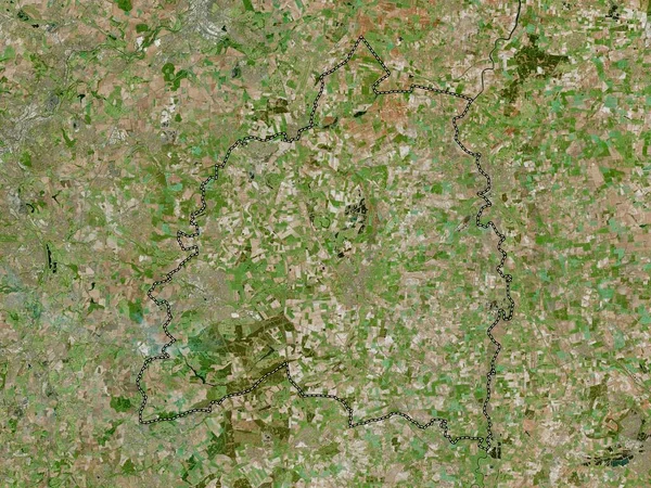 Bassetlaw Distrito Não Metropolitano Inglaterra Grã Bretanha Mapa Satélite Alta — Fotografia de Stock