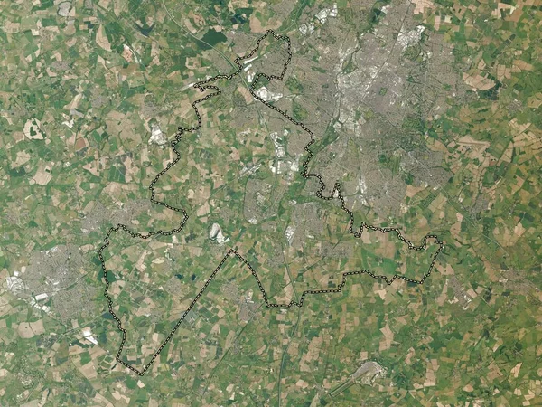 Блаби Неметаморфозный Район Англии Великобритания Карта Высокого Разрешения — стоковое фото