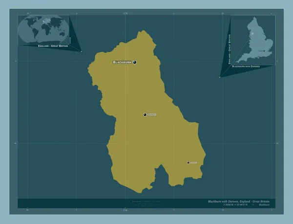 Blackburn Met Darwen Unitaire Autoriteit Van Engeland Groot Brittannië Stevige — Stockfoto