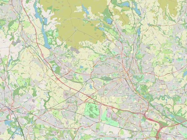 Bolton Condado Administrativo Inglaterra Gran Bretaña Mapa Calle Abierto —  Fotos de Stock