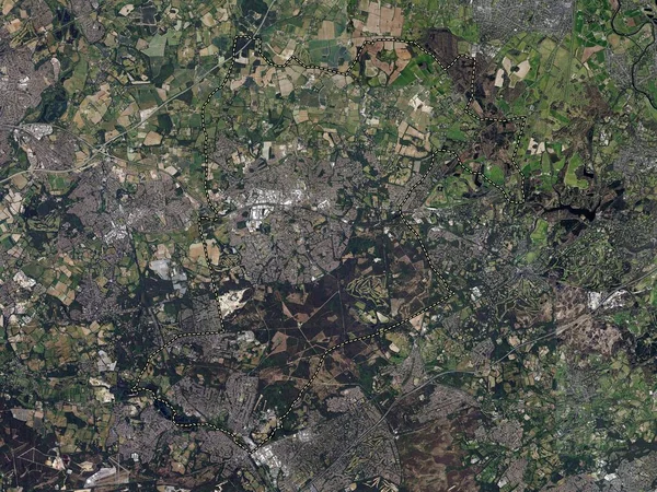 Bracknell Forest Administrative County England Great Britain High Resolution Satellite — Stock Photo, Image