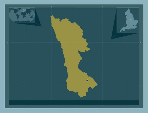Брокстоу Неметафорный Район Англии Великобритания Твердая Форма Цвета Вспомогательные Карты — стоковое фото