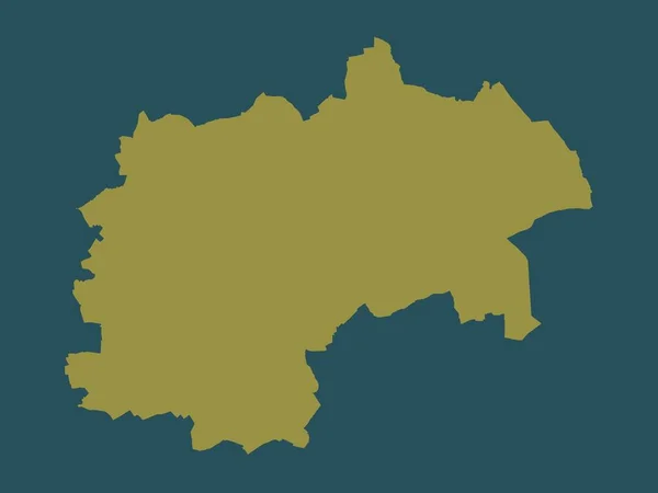 Chesterfield Nicht Metropolregion Von England Großbritannien Einfarbige Form — Stockfoto