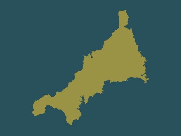 Cornwall Comté Administratif Angleterre Grande Bretagne Forme Couleur Unie — Photo