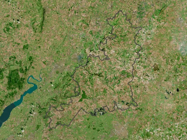 Cotswold Nemetropolitní Okres Anglie Velká Británie Satelitní Mapa Vysokým Rozlišením — Stock fotografie