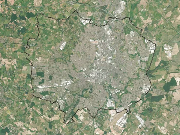 Ковентри Административный Округ Англии Великобритания Карта Высокого Разрешения — стоковое фото