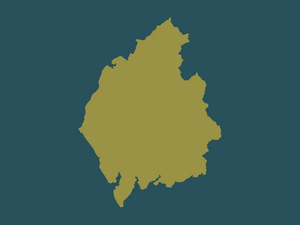 Cumbria Verwaltungsbezirk Von England Großbritannien Einfarbige Form — Stockfoto