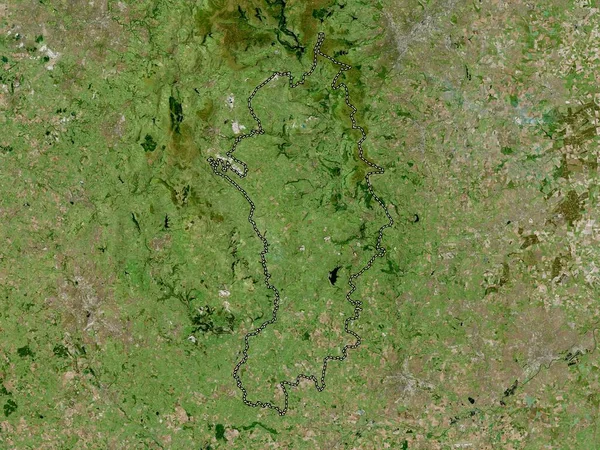 Derbyshire Dales Distrito Metropolitano Inglaterra Gran Bretaña Mapa Satélite Alta — Foto de Stock