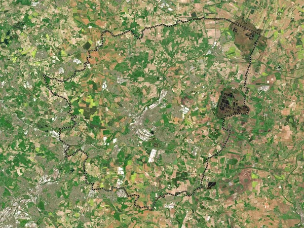 Doncaster Condado Administrativo Inglaterra Gran Bretaña Mapa Satelital Baja Resolución —  Fotos de Stock