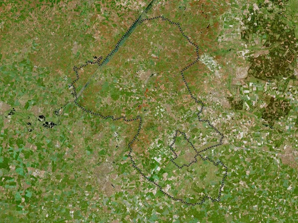 East Cambridgeshire Englands Icke Storstadsdistrikt Storbritannien Högupplöst Satellitkarta — Stockfoto