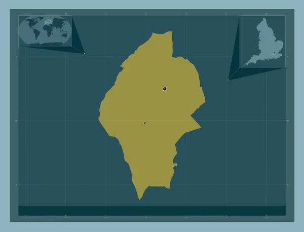 Epsom Und Ewell Nicht Metropolbezirk Von England Großbritannien Einfarbige Form — Stockfoto