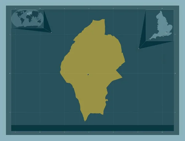 Epsom Och Ewell Englands Icke Storstadsdistrikt Storbritannien Fast Färgform Hjälpkartor — Stockfoto