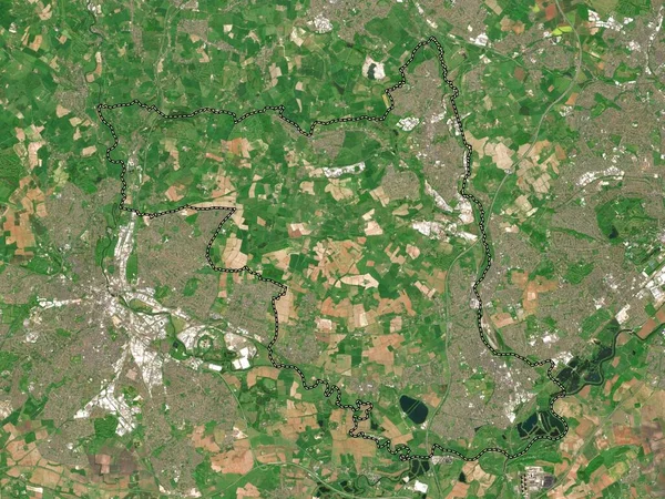 Erewash Distrito Metropolitano Inglaterra Gran Bretaña Mapa Satelital Baja Resolución —  Fotos de Stock