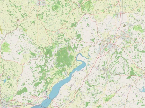 Forest Dean Distrito Metropolitano Inglaterra Gran Bretaña Mapa Calle Abierto —  Fotos de Stock