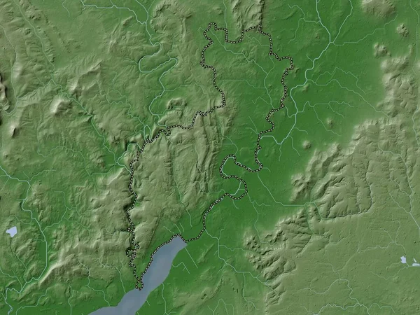Ліс Дін Неметровий Район Англії Велика Британія Висота Карти Кольору — стокове фото