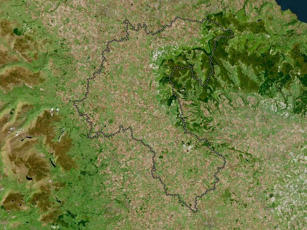 Hambleton Englands Icke Storstadsdistrikt Storbritannien Högupplöst Satellitkarta — Stockfoto