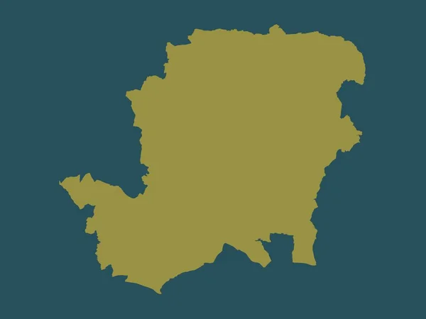 Hampshire Verwaltungsbezirk Von England Großbritannien Einfarbige Form — Stockfoto