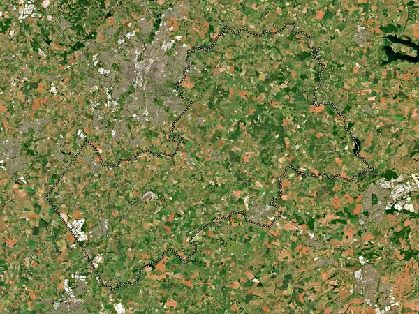 Harborough Englands Icke Storstadsdistrikt Storbritannien Lågupplöst Satellitkarta — Stockfoto