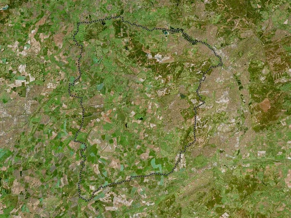 Hart Nemetropolitní Okres Anglie Velká Británie Satelitní Mapa Vysokým Rozlišením — Stock fotografie