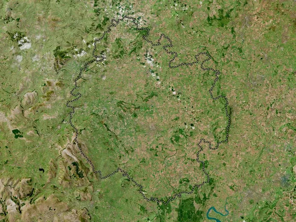 Herefordshire Enhetlig Auktoritet England Storbritannien Högupplöst Satellitkarta — Stockfoto
