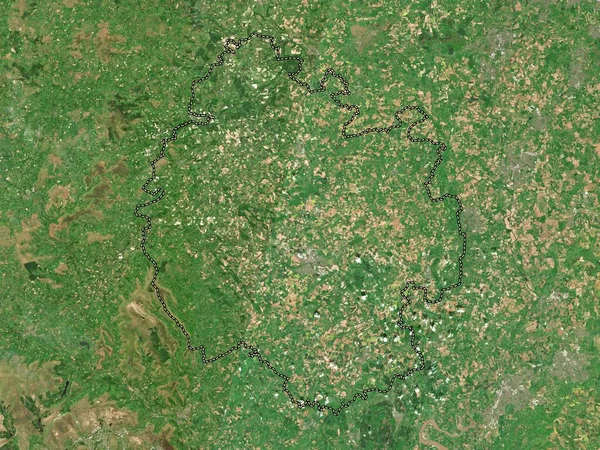 Herefordshire Unitaire Autoriteit Van Engeland Groot Brittannië Satellietkaart Met Lage — Stockfoto