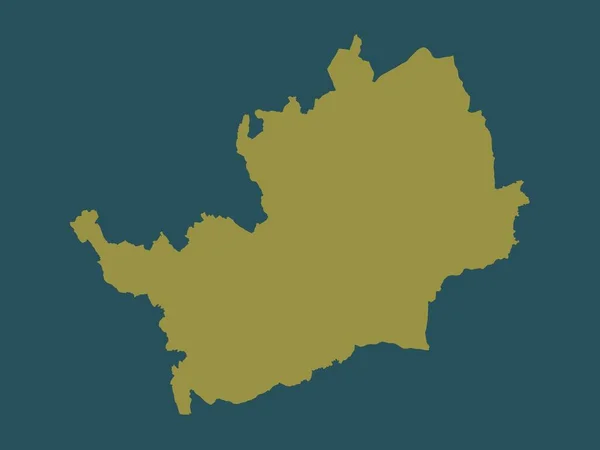 赫特福德郡 英国的行政区划 固体颜色形状 — 图库照片