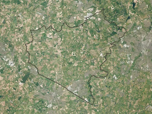 Hinckley Bosworth Distretto Non Metropolitano Dell Inghilterra Gran Bretagna Mappa — Foto Stock
