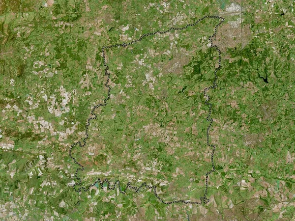 イギリスの非大都市圏 ホーシャム イギリス 高解像度衛星地図 — ストック写真