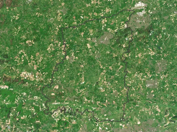 Horsham Englands Icke Storstadsdistrikt Storbritannien Lågupplöst Satellitkarta — Stockfoto