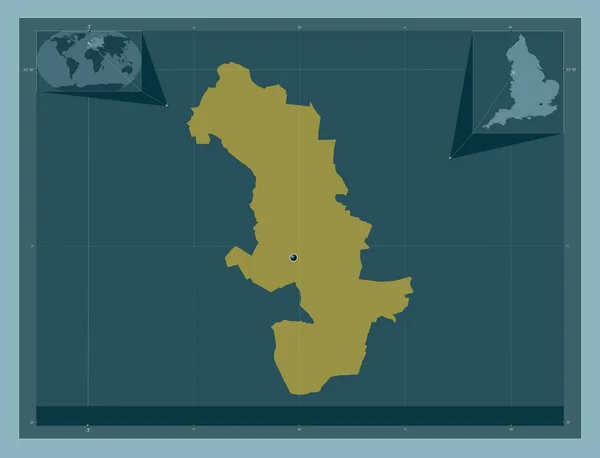 Knowsley Διοικητική Περιφέρεια Αγγλίας Μεγάλης Βρετανίας Ατόφιο Χρώμα Γωνιακοί Χάρτες — Φωτογραφία Αρχείου